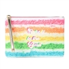 Betsey Johnson Rainbow Cake It to the Limit Wristlet Pouch
