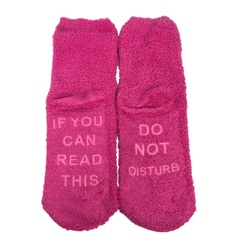 Do Not Disturb Women's Cozy Fuzzy Socks