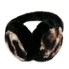 Leopard Print Sherpa Fleece Faux Fur Earmuffs