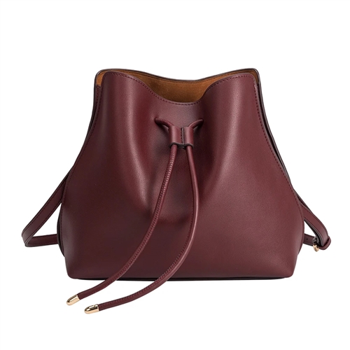 Melie Bianco Leia Vegan Leather Drawstring Bucket Bag