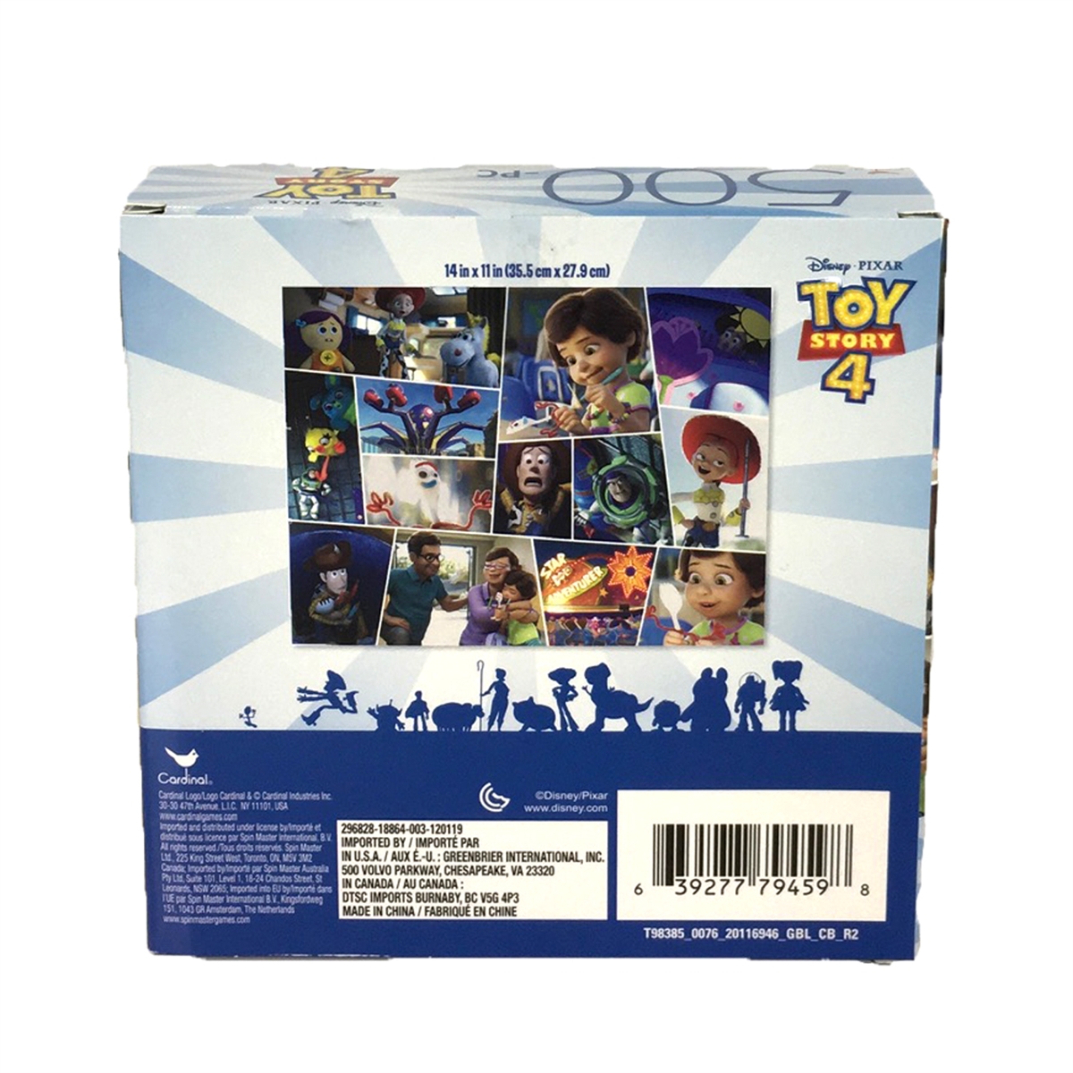 Disney Pixar Toy Story 4 Movie Clip Collage 500 Piece Jigsaw Puzzle