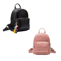 Melie Bianco Darcy Quote Vegan Leather Backpack