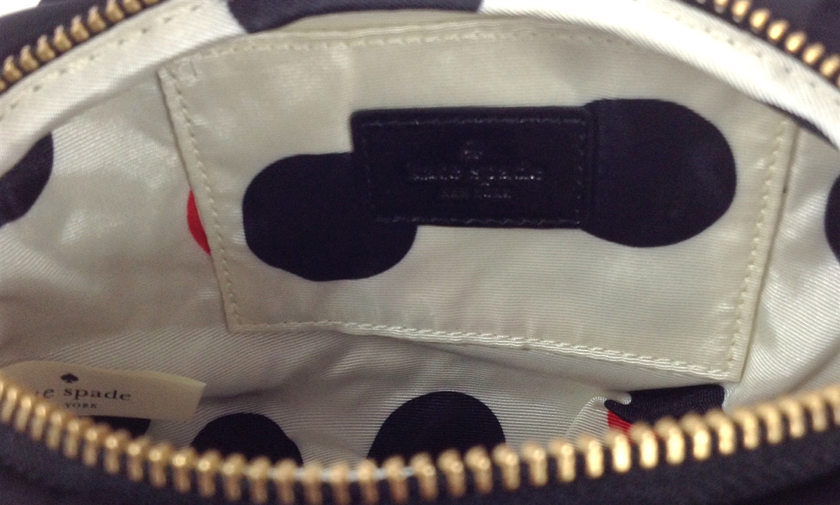 Kate Spade New York Nylon Greta Crossbody, Black Kate Spade nylon Greta crossbody with leather and chain strap main image 0