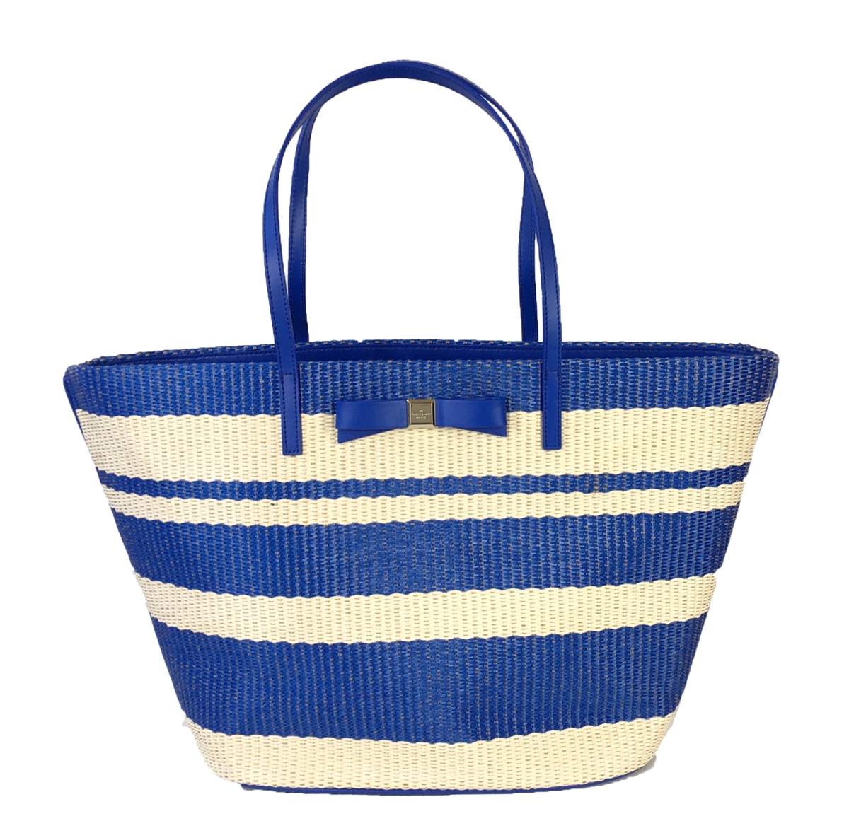 Shore Thing Embellished Striped Straw Large Tote | Kate Spade New York