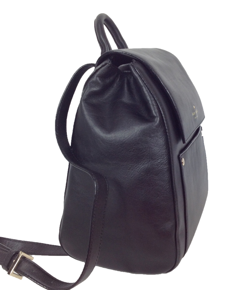 Kate Spade Hamilton Heights Cody Backpack Black Cow Leather Minimal Lined Fall Kate Spade Hamilton Heights Cody Leather Backpack, Black main image 3