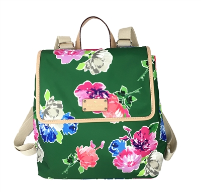Kate Spade Kennedy Park Spring Blooms Neko Backpack, Sprout  display picture 1
