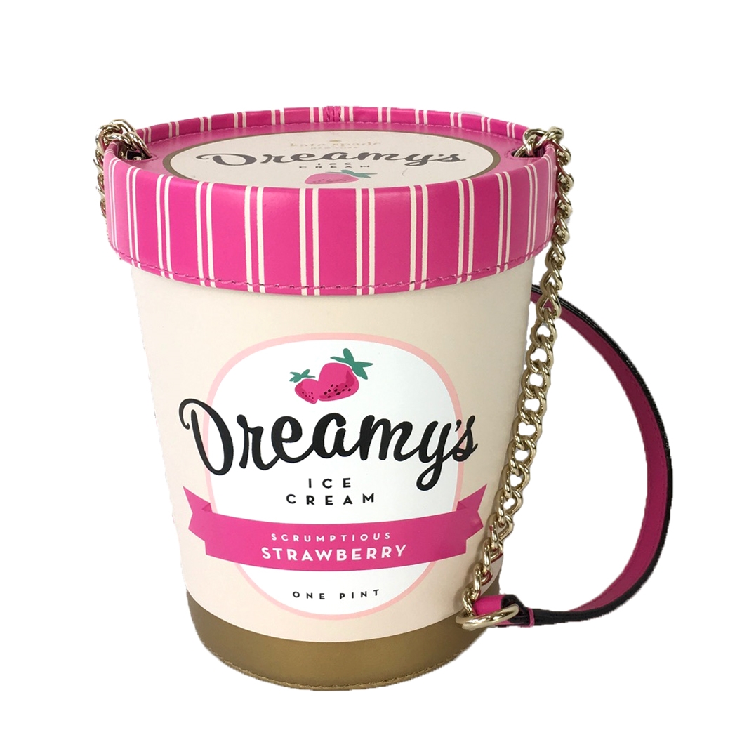 Kate Spade Flavor Of The Month Ice Cream Pint Crossbody, Strawberry