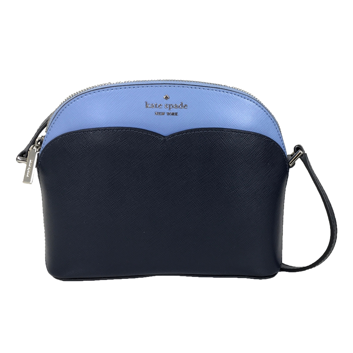 Kate Spade Payton Colorblock Saffiano Dome Crossbody Bag, Nightcap Blue