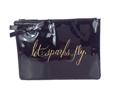 Kate Spade 'Let Sparks Fly' Georgie Clutch Pouch Bag, Black