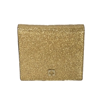 Kate Spade Mavis Street Serenade Mini Wallet Card Case, Sparkle Gold