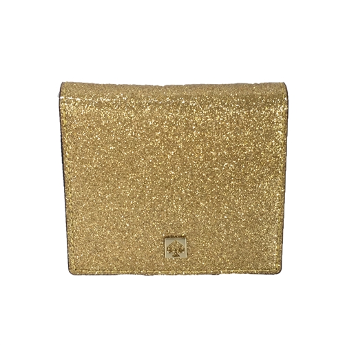 Kate Spade Mavis Street Serenade Mini Wallet Card Case, Sparkle Gold