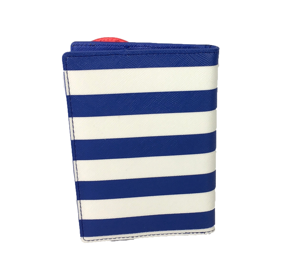 Kate Spade New York Multicolor Striped Passport Holder/Card Holder Kate Spade New York Blue White Stripe Leather Credit Card  main image 2