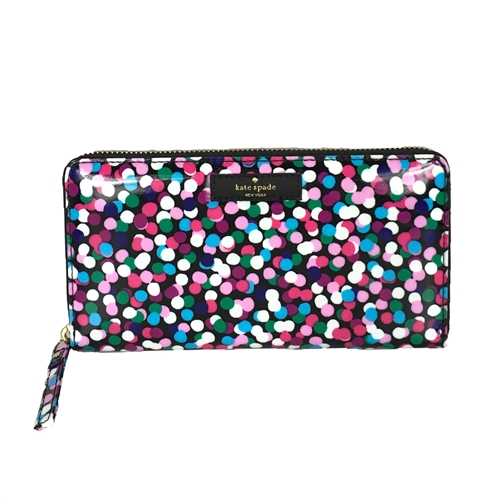 Kate Spade Dance Party Dot Daycation Neda Continental Zip Wallet, Multi