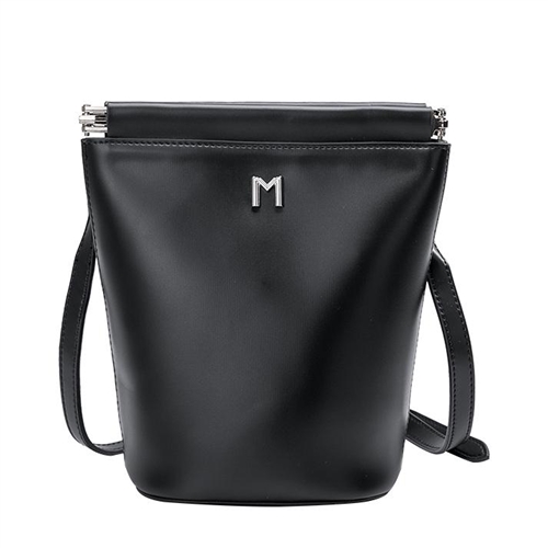 Melie Bianco Tami Vegan Leather Bucket Crossbody Bag