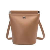 Melie Bianco Tami Vegan Leather Bucket Crossbody Bag