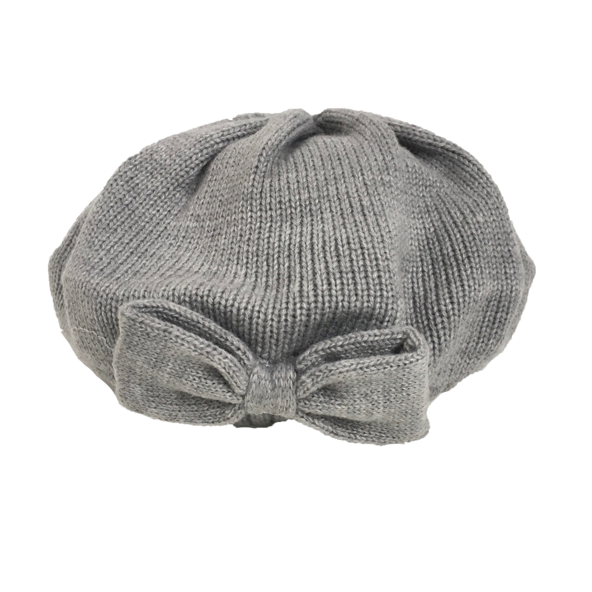 Kate Spade Gathered Bow Knit Beret
